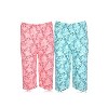 JEFFRICO Pajamas For Women 2 Pack Capri Set Sleepwear Soft Pajamas Short Sleeve Pajamas Sleepshirt With Capri Pants - 4 of 4