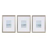 Kate & Laurel All Things Decor 11"x14" Matted to 5"x7" Adlynn Art Set Silver - 4 of 4