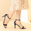 Perphy Women's Stripe Ankle Strap Polka Dots Stiletto Heels Sandals - 2 of 4
