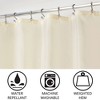 iDesign Solid Polyester Shower Curtain - 72" x 72" - Set of 2 - Brown - 4 of 4