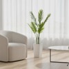 52In Artificial Palm Tree with White Planter, Realistic Tall Faux Areca Palm for Indoor Outdoor Home Decor, Fake Tropical Tree - 4 of 4
