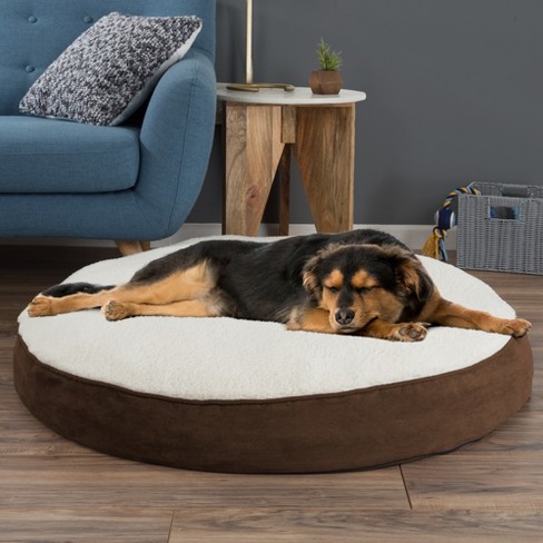 Petmaker Memory Foam Pillow Top Reversible Cats And Dogs Bed
