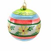 Huras Family 4.25 In Merry And Bright Vintage Dream Christmas Reflector Ball Tree Ornaments - 2 of 3