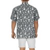 HAPPY BAY Mens Hawaiian Short Sleeve Button Down Shirt Men's Halloween Costumes Shirt Linen Effect Casual Holiday Summer Shirts for Men - 3 of 4