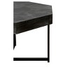Maliang 30" Wood Octagonal Vintage Patchwork End Table with Cross Metal Legs, Coffee Table for Living Room - 4 of 4