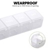 Sukuos XL Pill Box, Case w/Clear Lid, Arthritis-Friendly, BPA-Free, Easy-Clean - 3 of 4