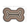 Sawyer Mill Charcoal Creme Indoor/Outdoor Medium Bone Rug 15x23 - 2 of 4
