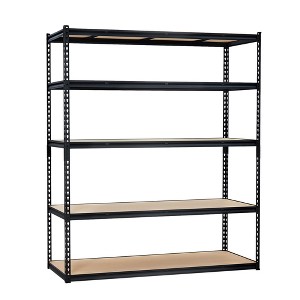 Garage Storage Shelves 5 Tiers, Heavy Duty Storage Shelving Racks with 2500 Lbs Capacity, Metal Adjustable Shelving Unit for Kitchen Pantry Basement - 1 of 4