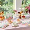 Juvale 100 Pack Vintage Floral Paper Napkins, 2-Ply, 6.5x6.5”, Napkins for Bridal Shower, Spring Tea Party, & Wedding - 4 of 4