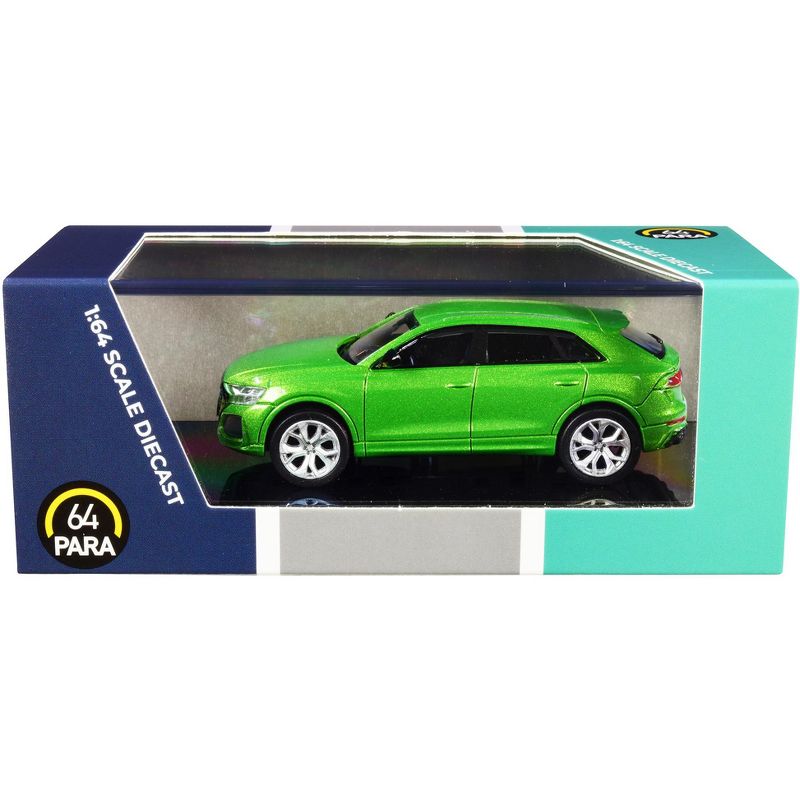 Audi RS Q8 Java Green Metallic 1/64 Diecast Model Car by Paragon, 1 of 4