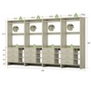 Aheaplus 30'' Freestanding Closet Organizer with Hanging Rods and Drawers, Closet System with Storage Shelves - 4 of 4