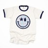 Simply Sage Market S.W.Smiley Patriotic Stars Ringer Tee - 2 of 4