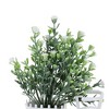 Unique Bargains Artificial Plants Tricycle Frosted Baby's Breath Plastic 5.31"x2.68"x7.48" 1 Pc - 4 of 4