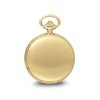 Black Bow Jewelry Charles Hubert Satin Gold Tone Finish White Dial 42mm Pocket Watch - 2 of 4