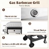 R.W.FLAME 2-Burner Propane Gas Grill, 16,000 BTU Stainless Steel BBQ with Folding Side Tables – Portable Outdoor Grill for Patio, Backyard & Camping - 3 of 4