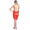 Casual Nights Women's Bikini Cover Ups Wrap Backless Straps Beach Summer Dress - 3 of 4