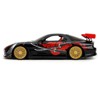 1993 Mazda RX-7 Black with Graphics "Lab Monkeys" with Saru Diecast Figure "Hollywood Rides" 1/24 Diecast Model Car by Jada - 4 of 4