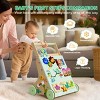 Terramus Wooden Baby Walker, Dinosaur Toddler Push Walker, Montessori Learning Activity Center for Boys Girls - 4 of 4