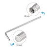 Unique Bargains Heat-treated Chrome Vanadium Alloy Steel Long Arm Hex Key Wrench - 4 of 4