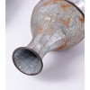 Vintiquewise Rustic Farmhouse Style Galvanized Metal Floor Vase Decoration - 4 of 4