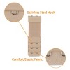 INSPIRE CHIC Women's Elastic Bra Hook Strap Extensions 3 Rows 2 Pcs - 4 of 4