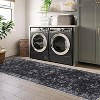 Non-Slip Washable Vintage Area Rug, Low-Pile Distressed Print Carpet for Living Room, Bedroom & Entryway – Stain-Resistant, Pet-Friendly - 3 of 4