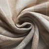 Americanflat 50x60 Throw Blanket - Soft and Breathable Cotton Throw Blanket for Couch, Bed, Chair - Camel and Beige Plaid Blanket - 4 of 4