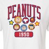 Women's - Peanuts - Peanuts Crew Athletic Cropped Graphic T-Shirt - 2 of 4