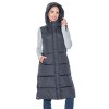 Women's Long Puffer Vest - S.E.B. By Sebby - 3 of 4