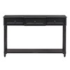 YOOCOZZ MDF Console Table with Long Shelf and Projecting Drawers - 2 of 4