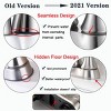 ChicFurnit Bathroom Sink Faucet Two Handle Vanity Sink Faucets with Pop up Drain for Bathroom, Silver and Gray, 14.37"*10.04"*2.6" - 4 of 4