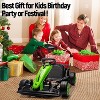 Blue Electric Go Kart For Kids 3 To 8 High Speed Drift Kart With 24V Battery Dual 200W Motors Variable Speed Forward Reverse Blue - 3 of 4