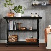 NicBex Vintage Console Table with Storage,Entryway Table with 3-Tier Open Shelves,Narrow Sofa Table for Entryway,Living Room,Hallway - 2 of 4