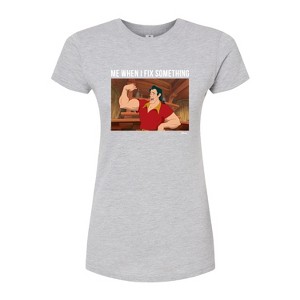 Women's - Disney - Gaston's Strength Fitted Graphic T-Shirt - 1 of 3