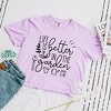 Simply Sage Market Women's Life Is Better In The Garden Short Sleeve Relaxed Fit Cropped Tee - 3 of 4
