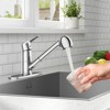 SKONYON Kitchen Sink Faucet with Pull-Out Sprayer and Chrome Finish - 2 of 4