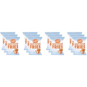 Spudsy Sea Salt Sweet Potato Fries - Case of 12 - 4 oz - 1 of 2