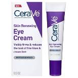 CeraVe Skin Renewing Peptide Eye Cream for Wrinkles and Dark Circles - 0.5 fl oz