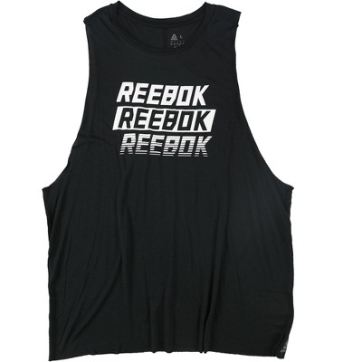 Reebok Womens Logo Muscle Tank Top