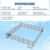 Swimming Pool Fence for Inground Pools, Removable Safety Pool Fencing with Aluminum Legs, Easy DIY Install Pool Fence for Backyard Garden Pool - 2 of 4