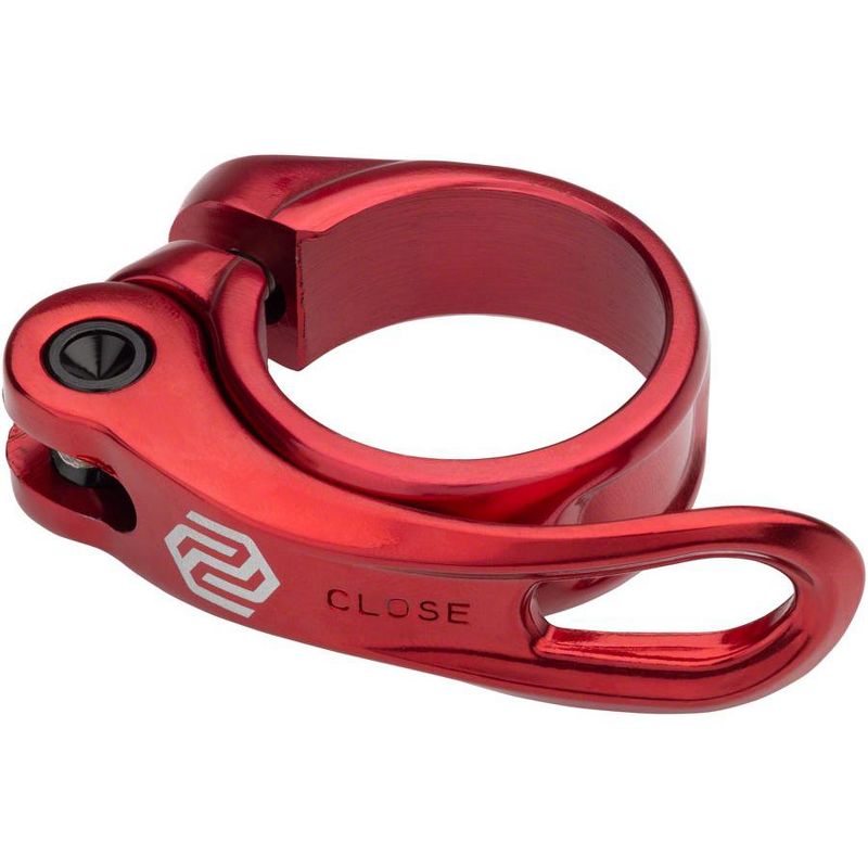 Promax QR-1 Quick Release Seatpost Clamp - 34.9mm, Red, 1 of 2
