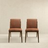 NicBex Mid Century Wooden Dining Chairs Set of 2 with Upholstered Cushion Back,Stylish Accent Chairs for Dining Room,Kitchen,Office - 2 of 4