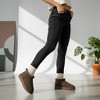 CUSHIONAIRE Hip 2 Genuine Suede Ankle Boots for Women, Cozy Faux Shearling Lining Pull On Winter Womens Boots - 2 of 4