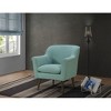 NicBex Woven Accent Chair,Upholstered Living Room Chairs with Round Arms and Wooden Legs,Mid-Century Armchair,Accent Chairs for Living Room - 2 of 4