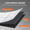 VEVOR Car Sound Deadening Mat, 200 mil 36 sqft Automotive Sound Deadener, High Density Foam Sound Deadener Material & Heat Barrier, Silver - 4 of 4
