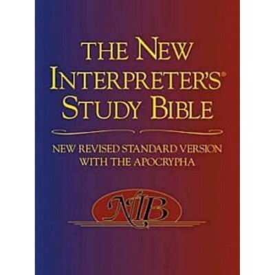 New Interpreter's Study Bible-NRSV - by  Walter Harrelson (Hardcover)