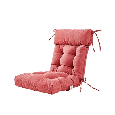 ARTPLAN All Weather Chair Outdoor Cushions of Adirondack Chair with High Back Wicker Tufted Pillow for Outdoor Furniture