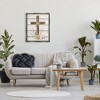 Stupell Industries Spiritual Easter Cross Spring Blossoms Black Framed Floater Canvas Wall Art - 2 of 4