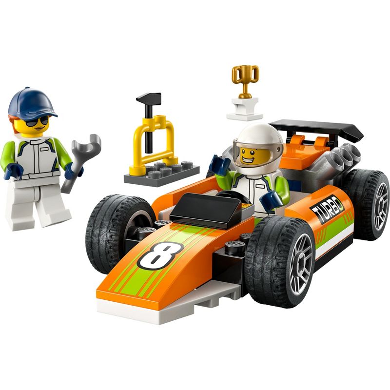 LEGO City Great Vehicles Race Car Toy Building Set 60322, 3 of 9