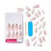 KISS Products Classy Premium Long Square Glue-On Fake Nails - Stunning! - 33ct - 3 of 4